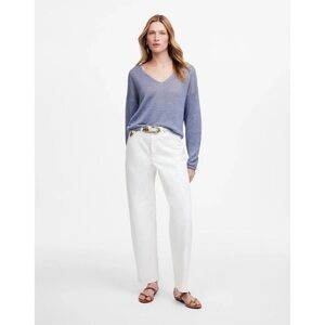 Madewell Womens $148 Pieced Barrel-Leg Jeans NWT Size 28